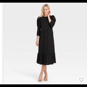 Target Who What Wear long sleeve raglan dress